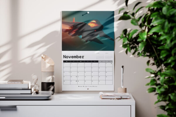 Printed wall calendars