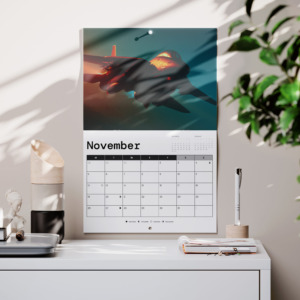 Printed wall calendars