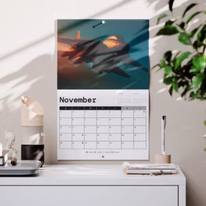 Printed wall calendars