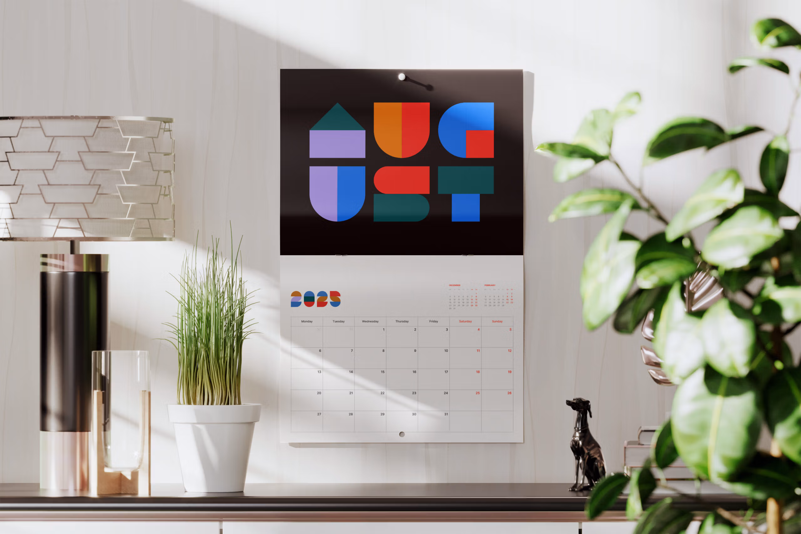 Printed branded calendars