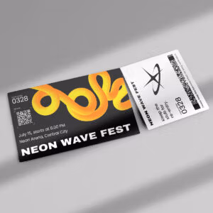 Printed Perforated Flyers