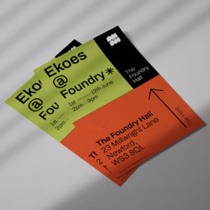 Printed Perforated Flyers