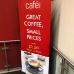 Cafe pull up banners