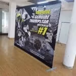 Stretch fabric backdrop