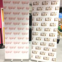 800mm roller banners side by sided