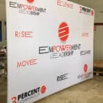 Stretch fabric backdrop