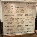 Step and repeat banner backdrop