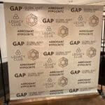 Step and repeat banner backdrop
