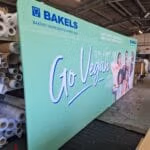 Stretch fabric backdrop