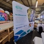 Stretch fabric backdrop