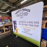 Stretch fabric backdrop