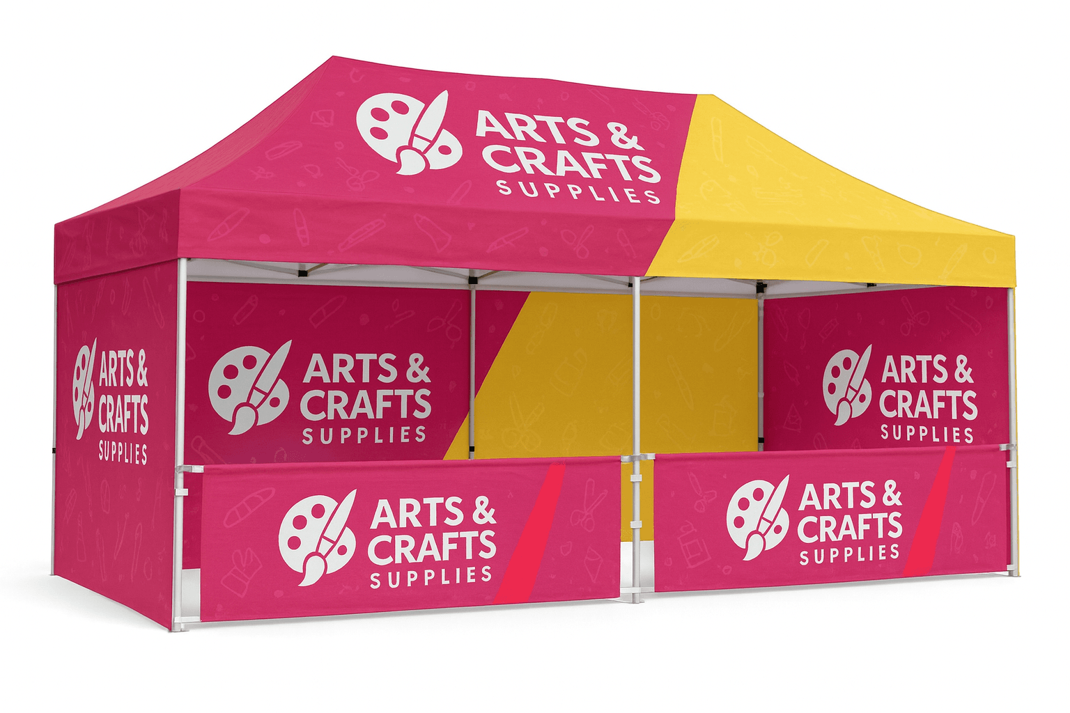 Full branded gazebo express