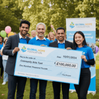Giant Cheque Printed on Foamex Board