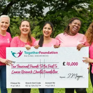 Giant charity cheque printing
