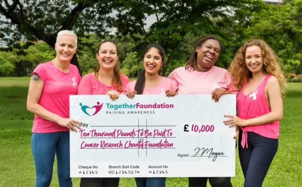 Giant charity cheque printing