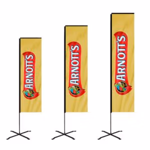 Rectangle sail flags