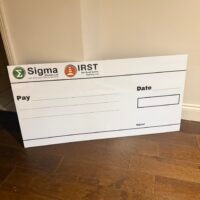 Giant Novelty Cheques
