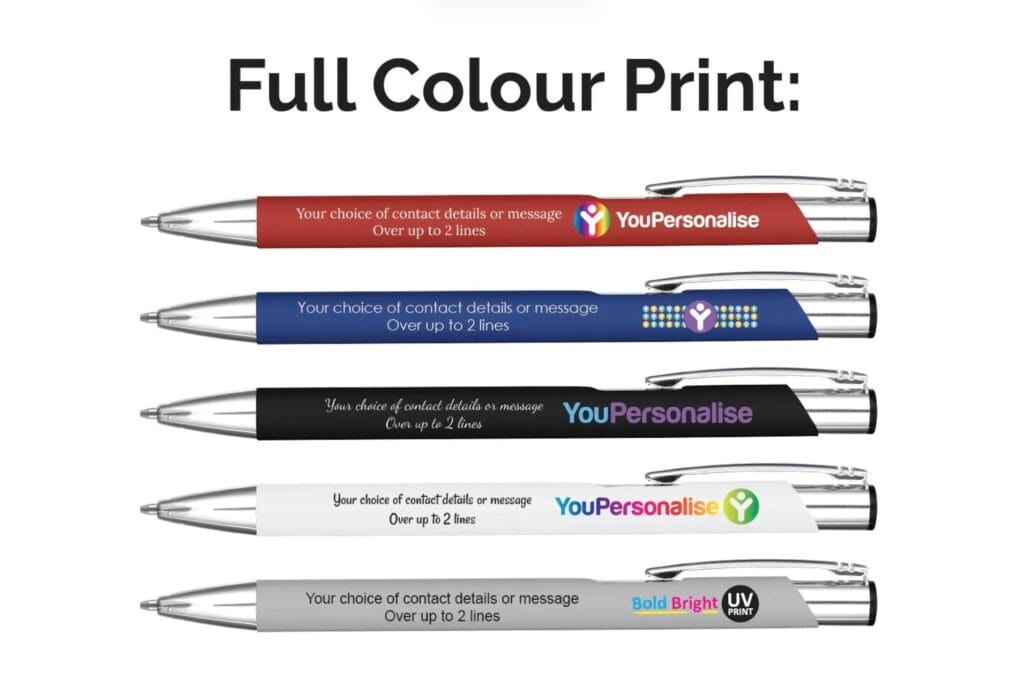 Full colour print metal pens
