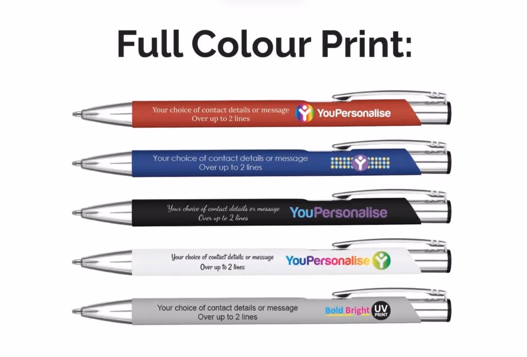 Full colour print metal pens
