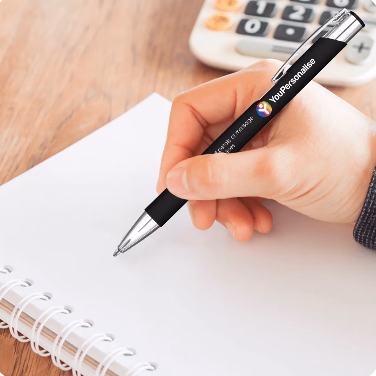 Branded metal pens