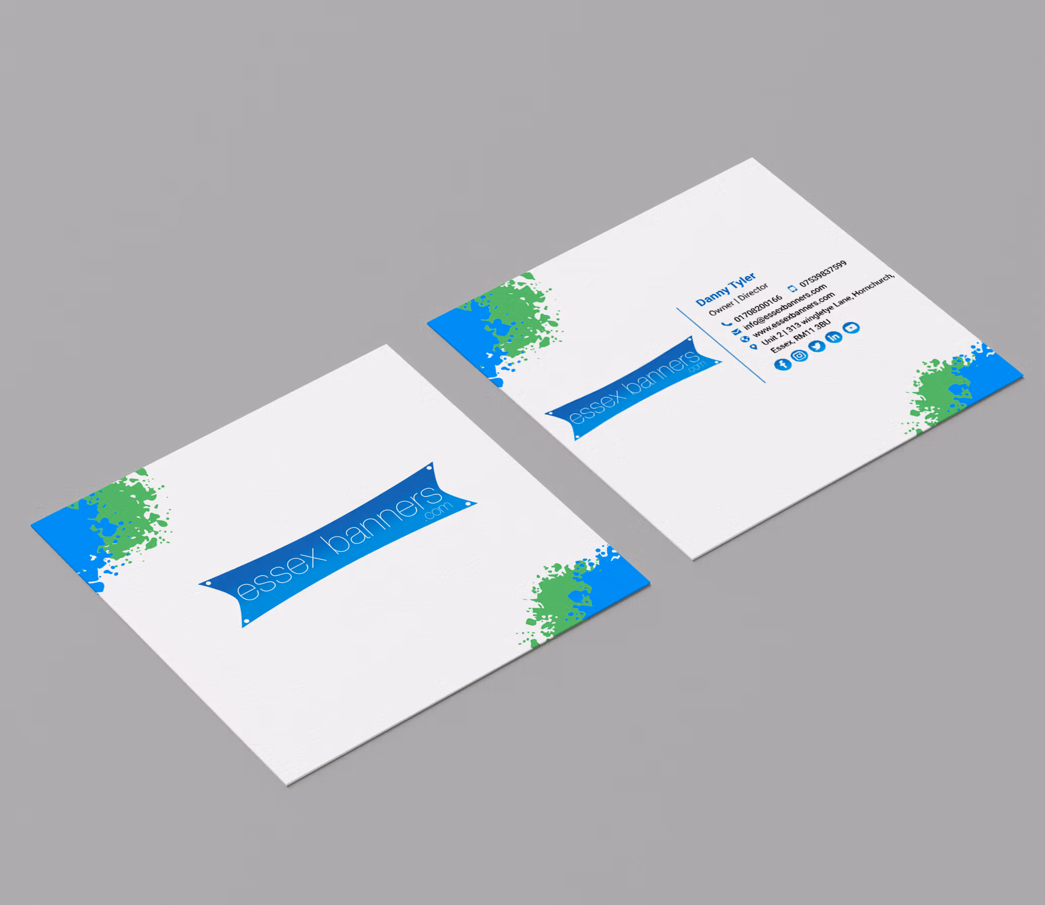 Square flyer printing