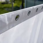 How to hang a outdoor banner using eyelets