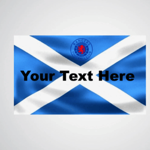 Personalised Scotland flag printing