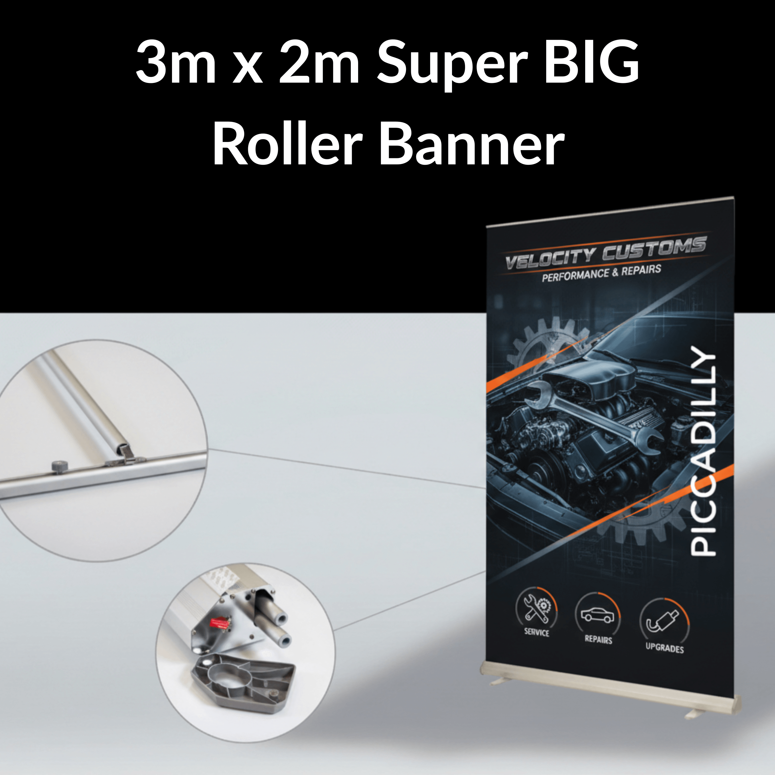3m-high-x-2m-wide-roller-banner-stand 3m x 2m roller banner super high
