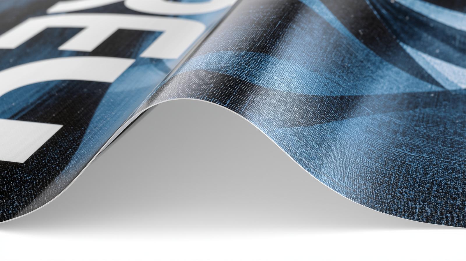 A colorful custom-printed PVC vinyl banner