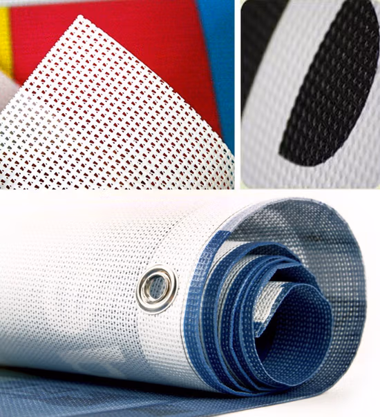 Mesh-pvc-banner Mesh pvc banner close up material