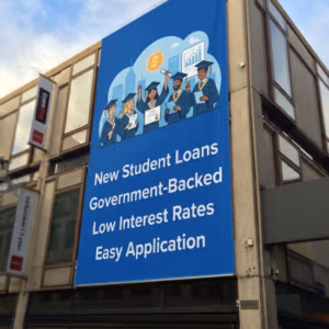 Installed building wrap