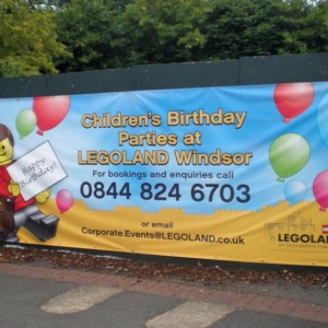 Outdoor waterproof birthday banner