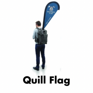 Quill flag backpack